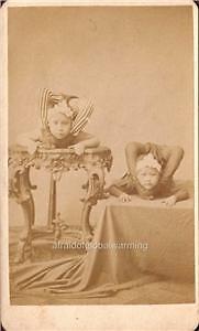 Photo pre 1880 Doublejointed Circus Sideshow Weird
