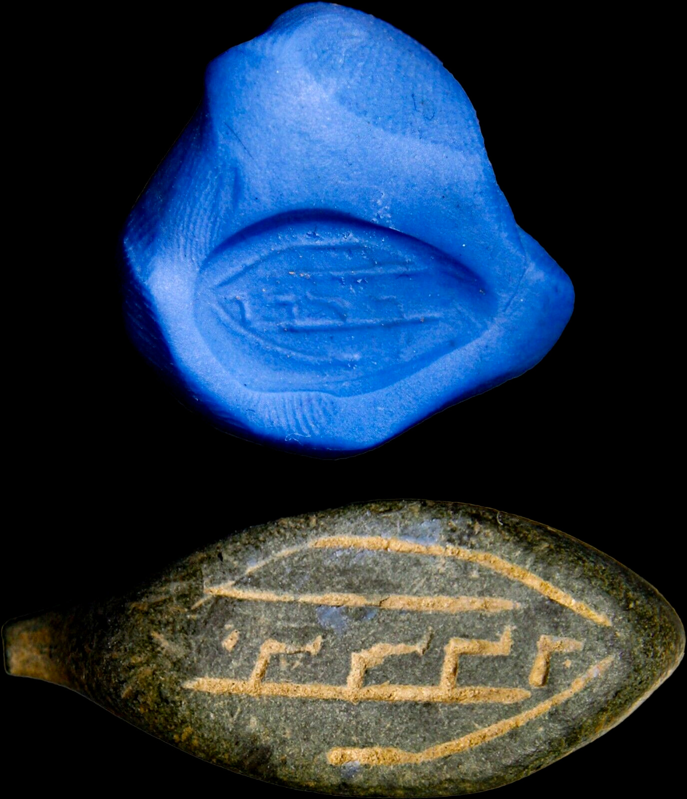 VERY RARE Juadaea Holyland Seal Ring HEBREW Name VERY CLEAR Antiquity w/COA