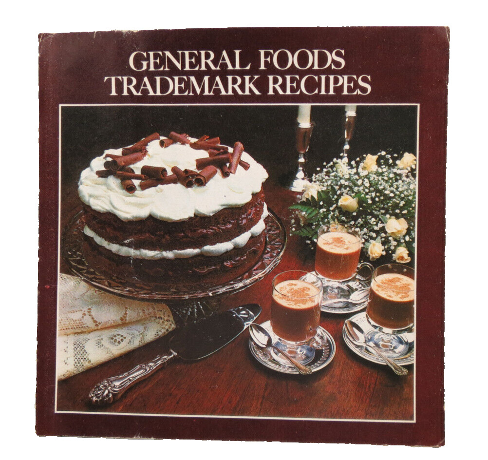 VTG General Foods Trademark Recipes 1982 Brand Advertising Booklet