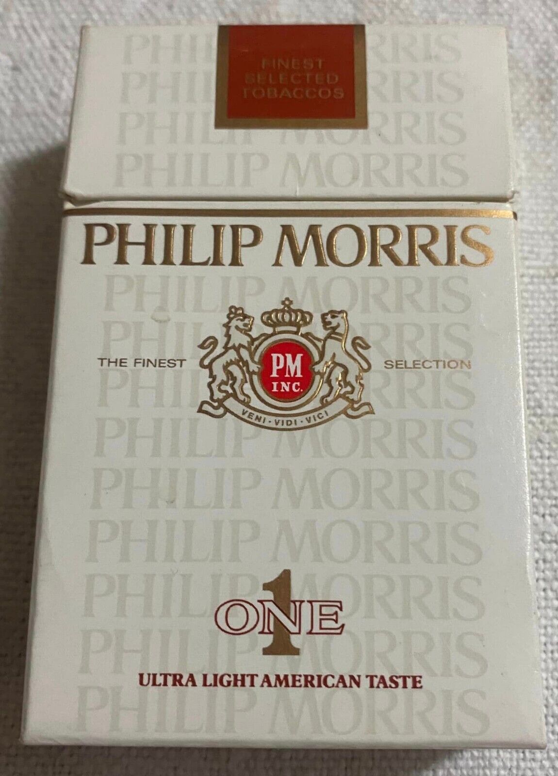 Vintage Philip Morris Ultra Light Filter Cigarette Cigarettes Cigarette Paper