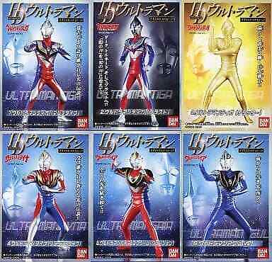 Candy Toys Trading Figures Set Of 6 Types Hd Ultraman History-2