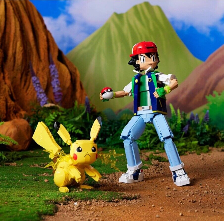 Pokemon MEGA - Mattel Creations - Ash & Pikachu: Path to Victory  Us Seller