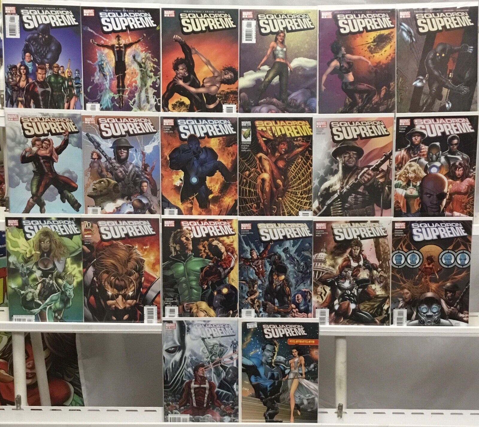 Marvel Comics Squadron Supreme Vol 2 & 3 Complete Sets VF/NM