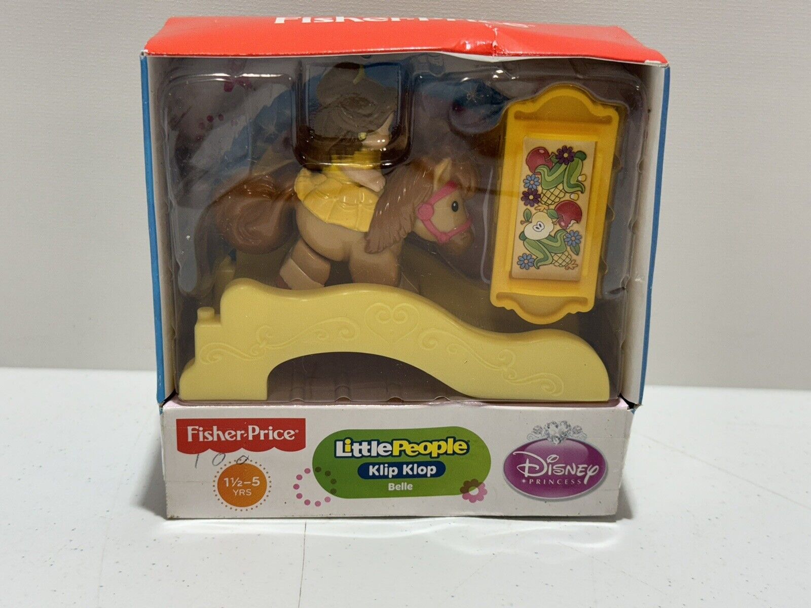 Fisher-Price Little People DISNEY Klip Klop BELLE Beauty and the Beast NEW 2013