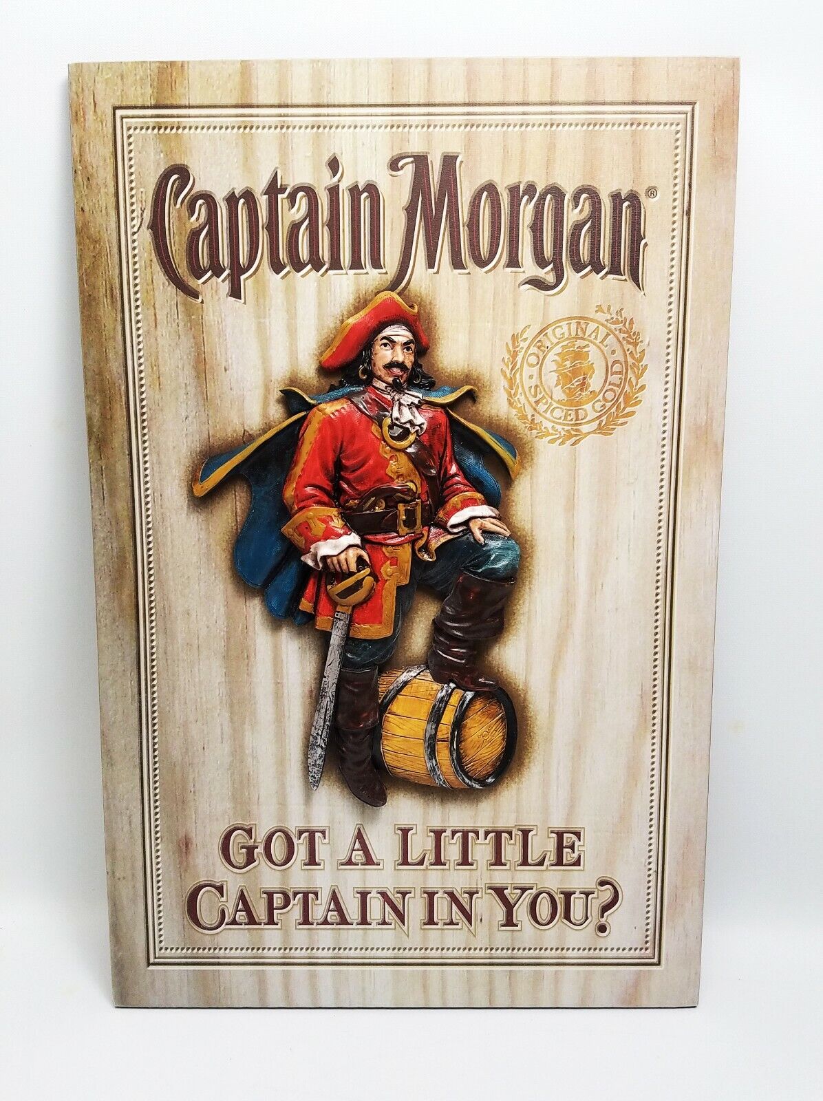Captain Morgan Rum  Bar Pub Sign -  Got a Little Captain in You? - Discontinued