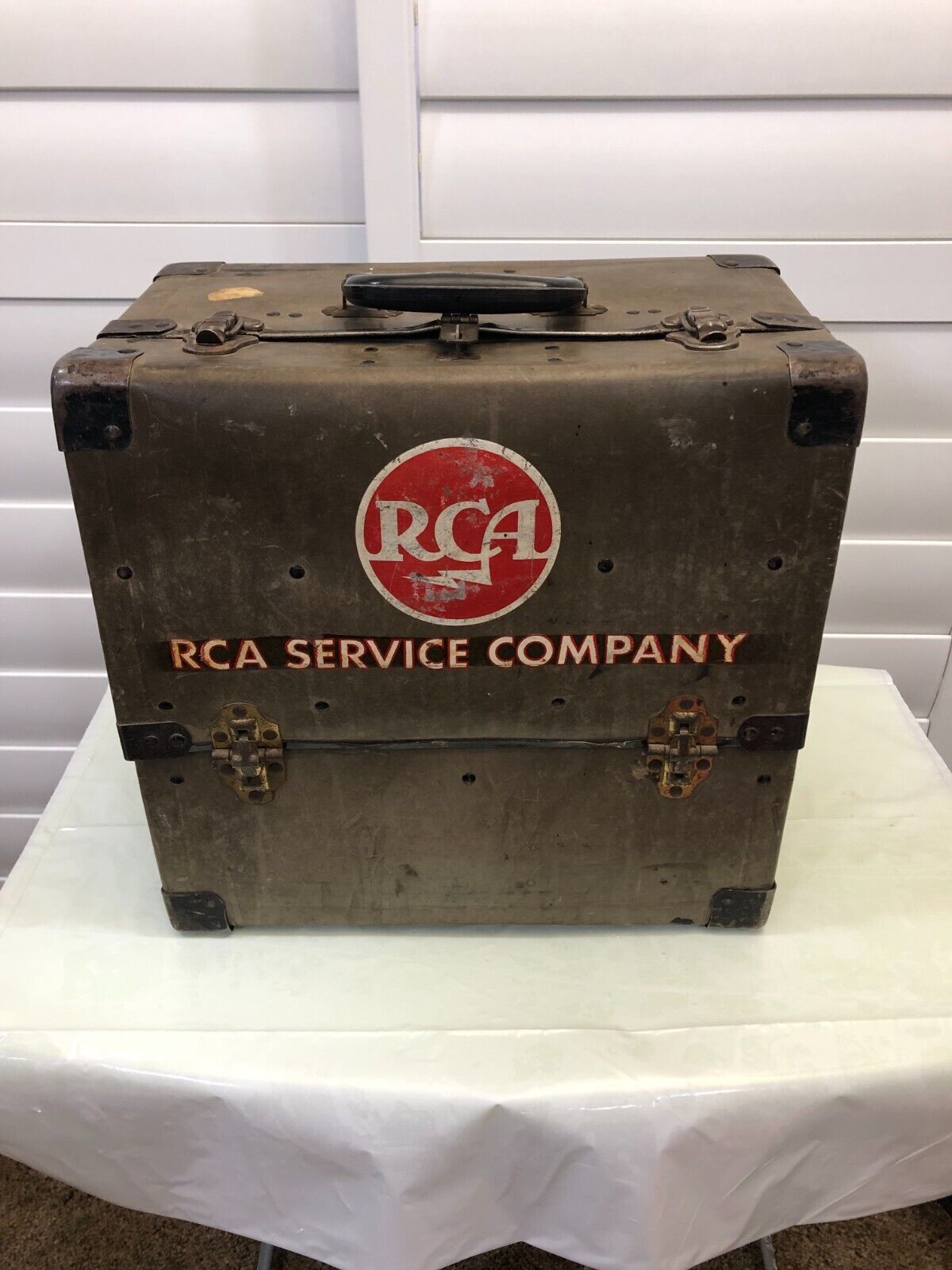 Vacuum tubes,  With RCA Service technician box approximately 80 tubes.