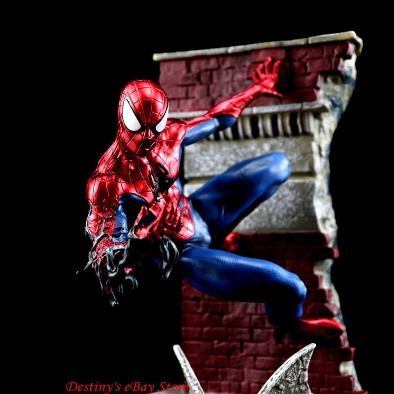 Marvel's The Avengers Spider-Man Spiderman Statue PVC Figure Toy Model Gift 1PC