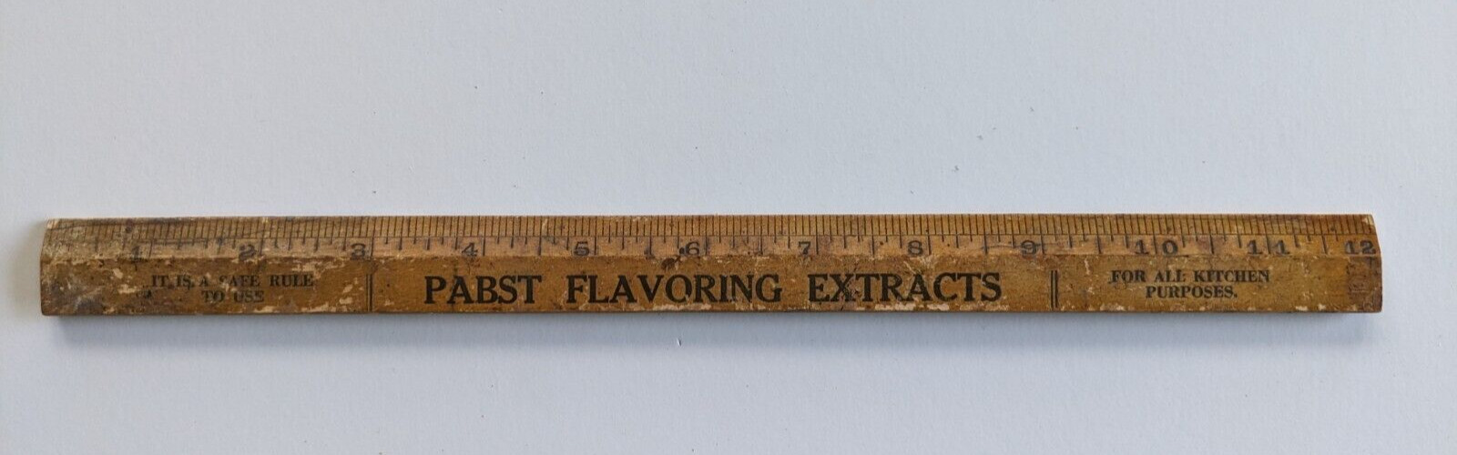 Antique Ruler Pabst Pure Flavoring Extract Company Reading Pennsylvania AA97