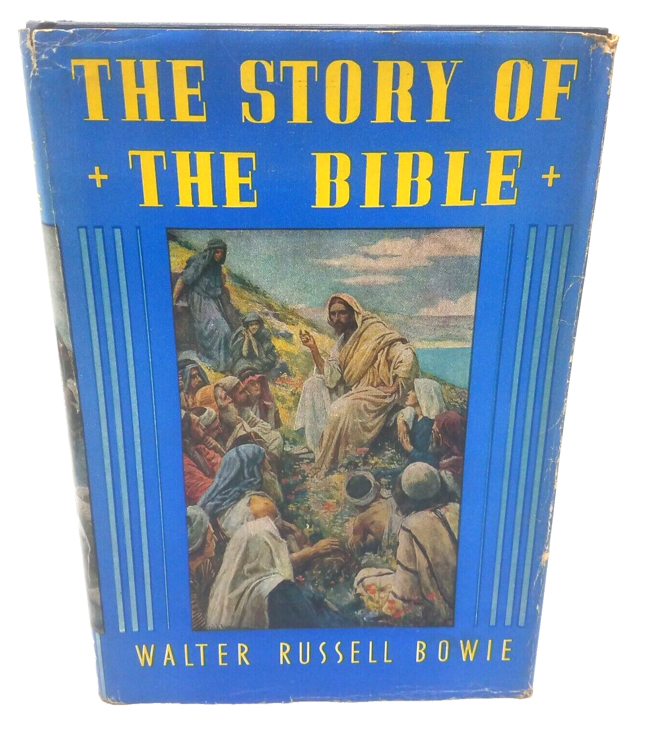 The Story of the Bible 1934 Hardcover Walter Russell Bowie DJ Dust Jacket VGC