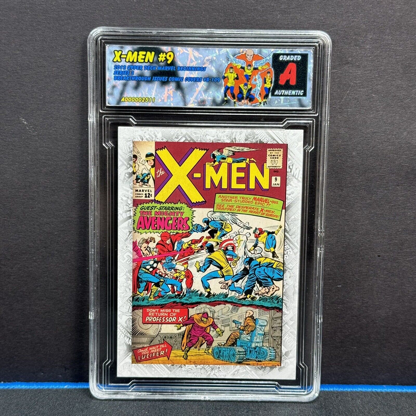2012 Upper Deck Marvel Beginnings X-Men #B-109 Authentic 