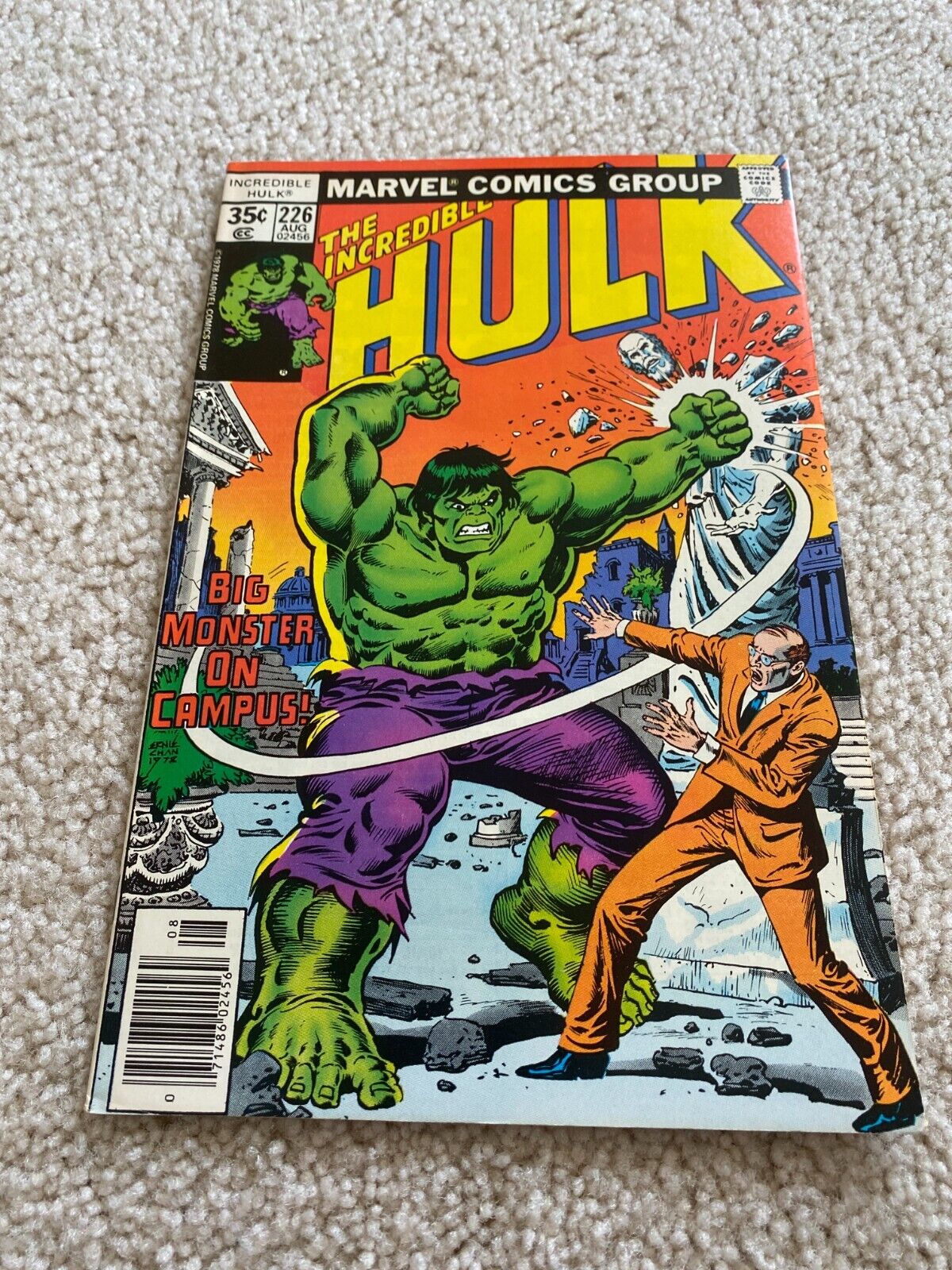 Incredible Hulk  226  VF+  8.5  High Grade  Doc Samson  General Ross  Marvel