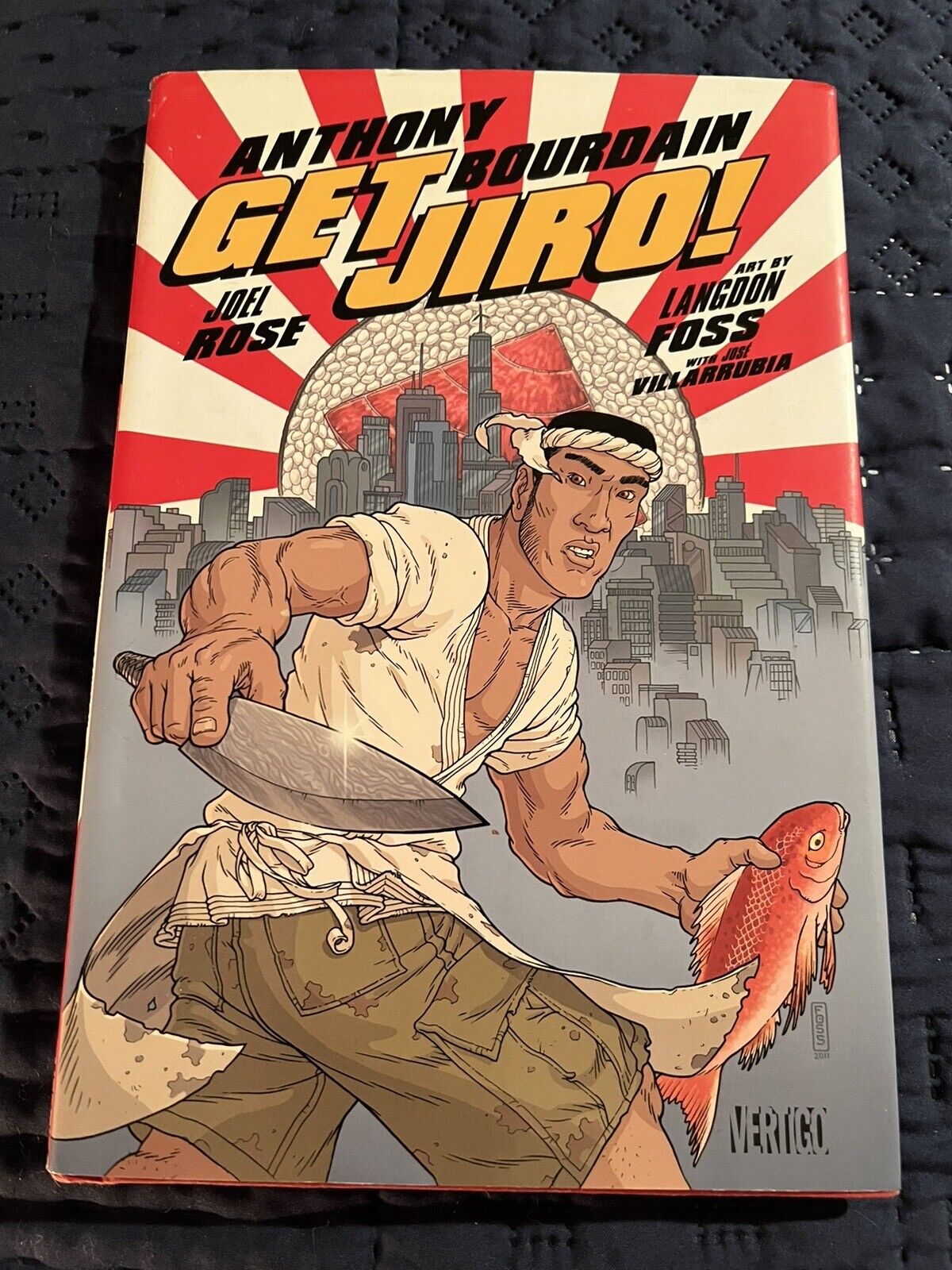 Get Jiro by Anthony Bourdain and Joel Rose, hard cover