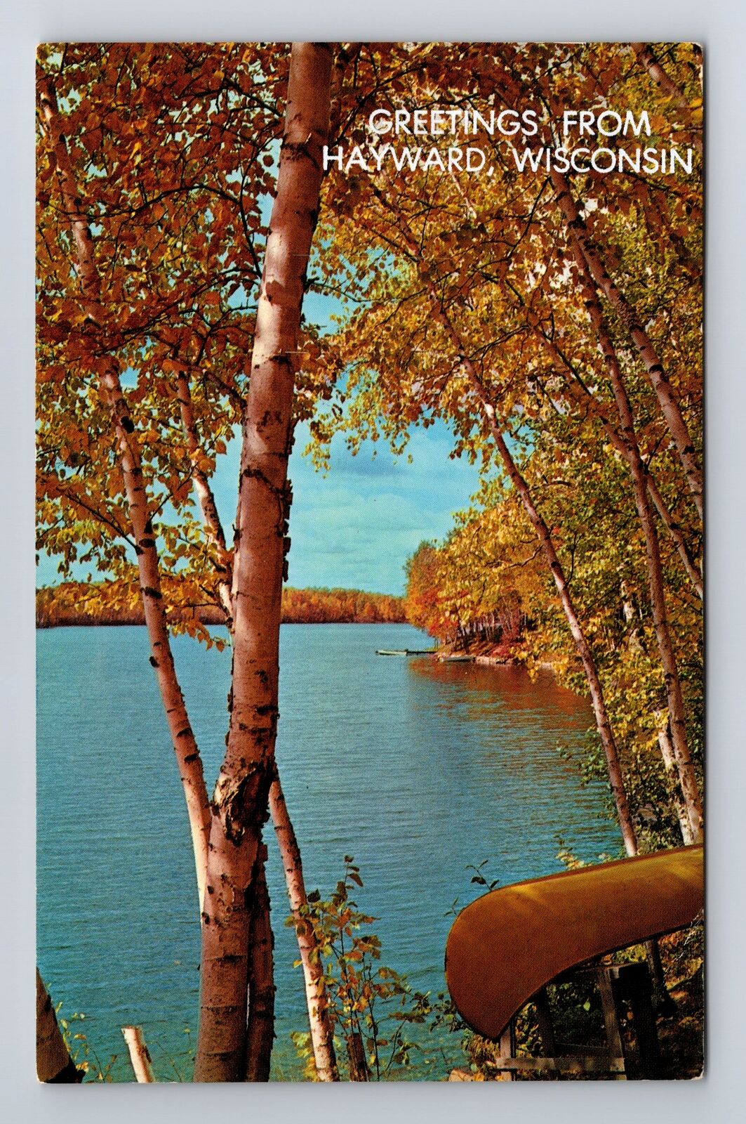 Hayward WI-Wisconsin, Scenic Greetings, Antique Souvenir Vintage c1965 Postcard