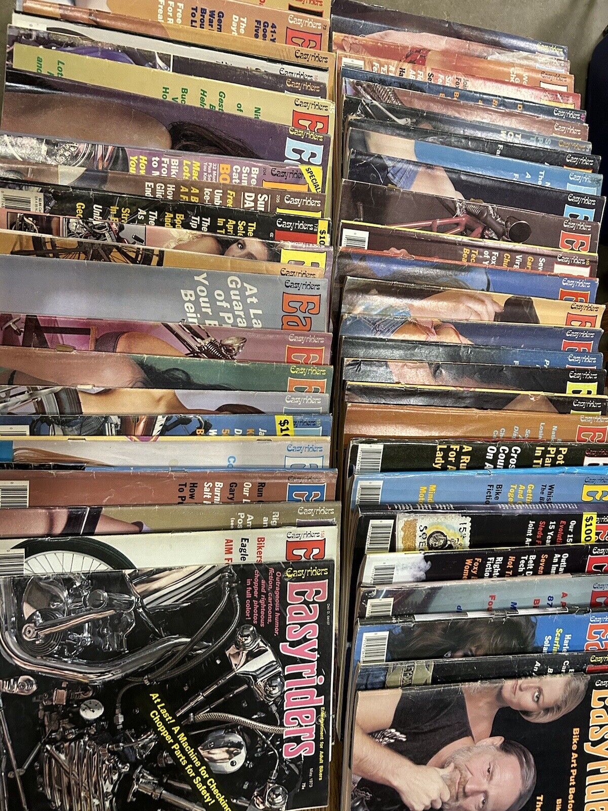 49 Vintage 70s/80s Easy Rider Magazines