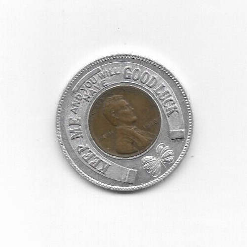 Vintage 1938 the franklin square national bank lucky penny