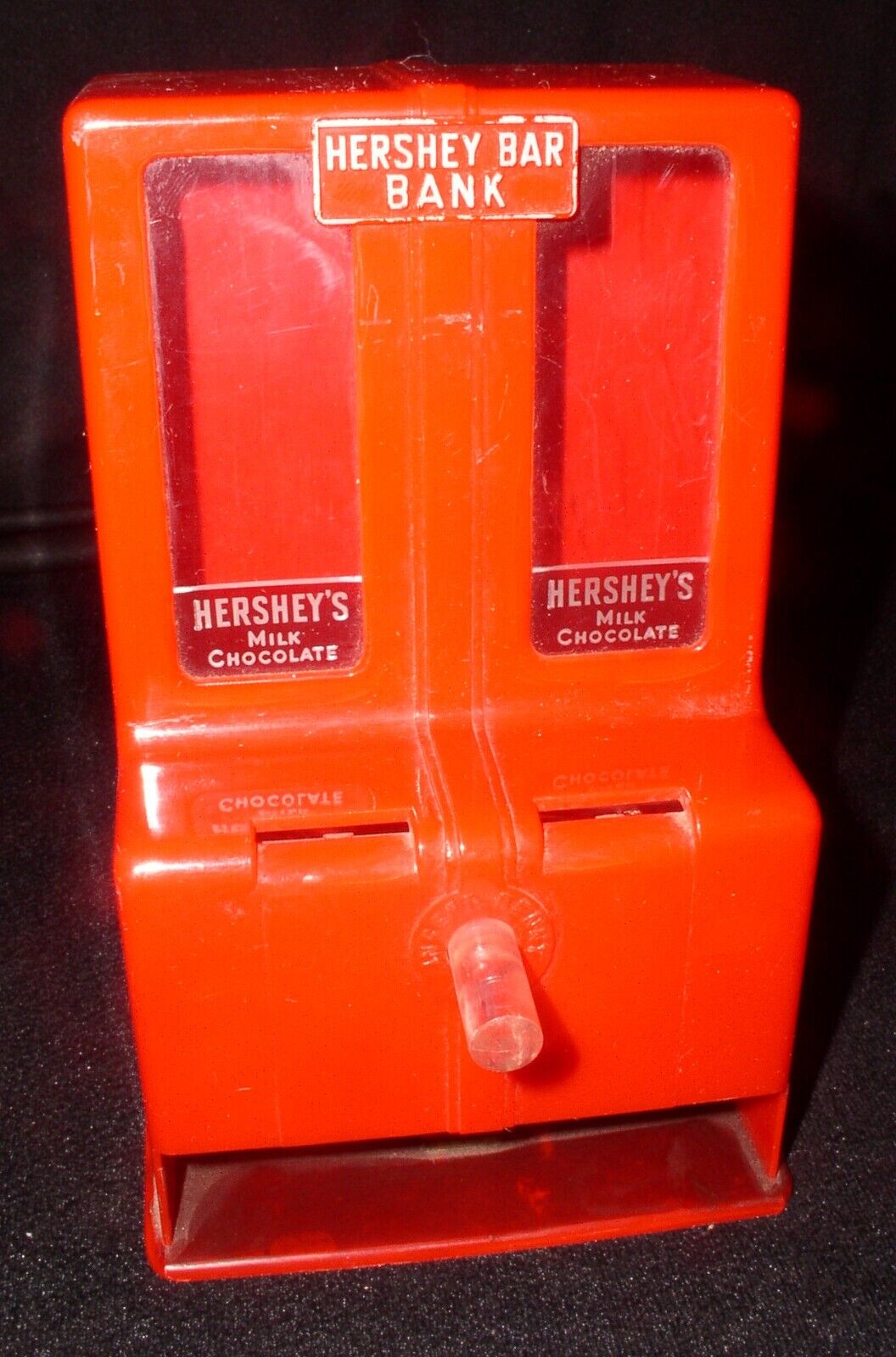 Hershey Bar Bank vintage Hersey Bar Dispenser by Felsenthal & Sons Inc, Chicago