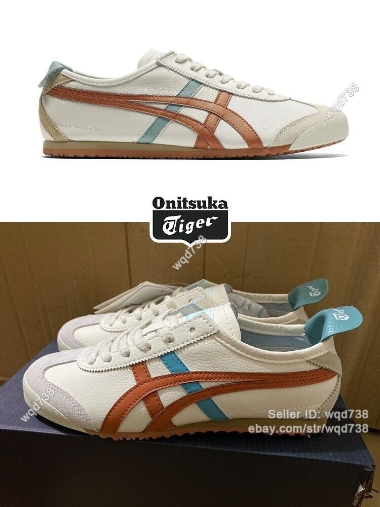 Classic Sneakers Onitsuka Tiger MEXICO 66 Cream/Orange Unisex Shoes 1183A201-116