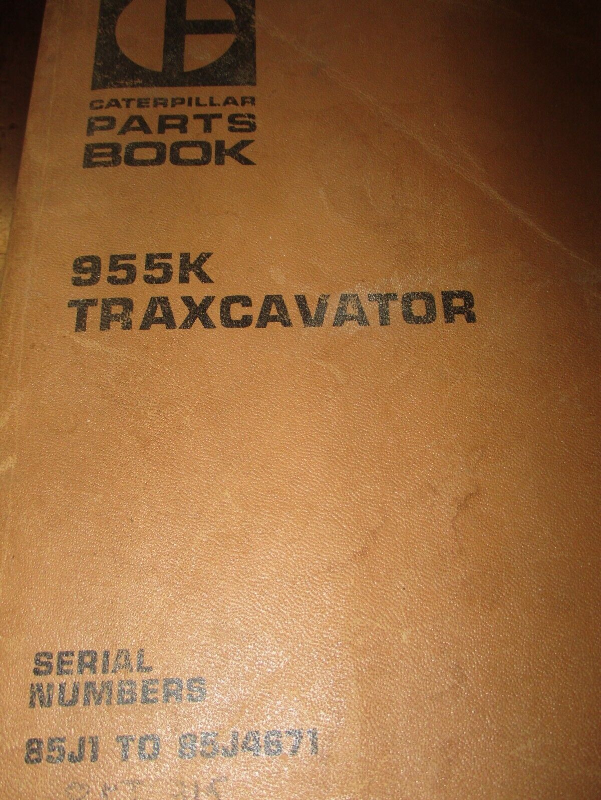 Caterpillar 955K Traxcavator Parts Book 1974