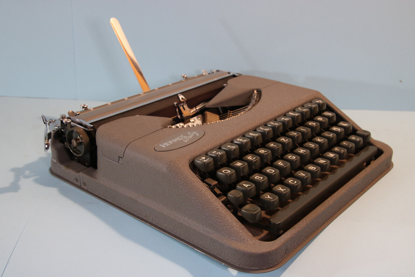 Vintage  Hermes Baby swiss Paillard Typewriter from 1956 serviced-tested-cleaned