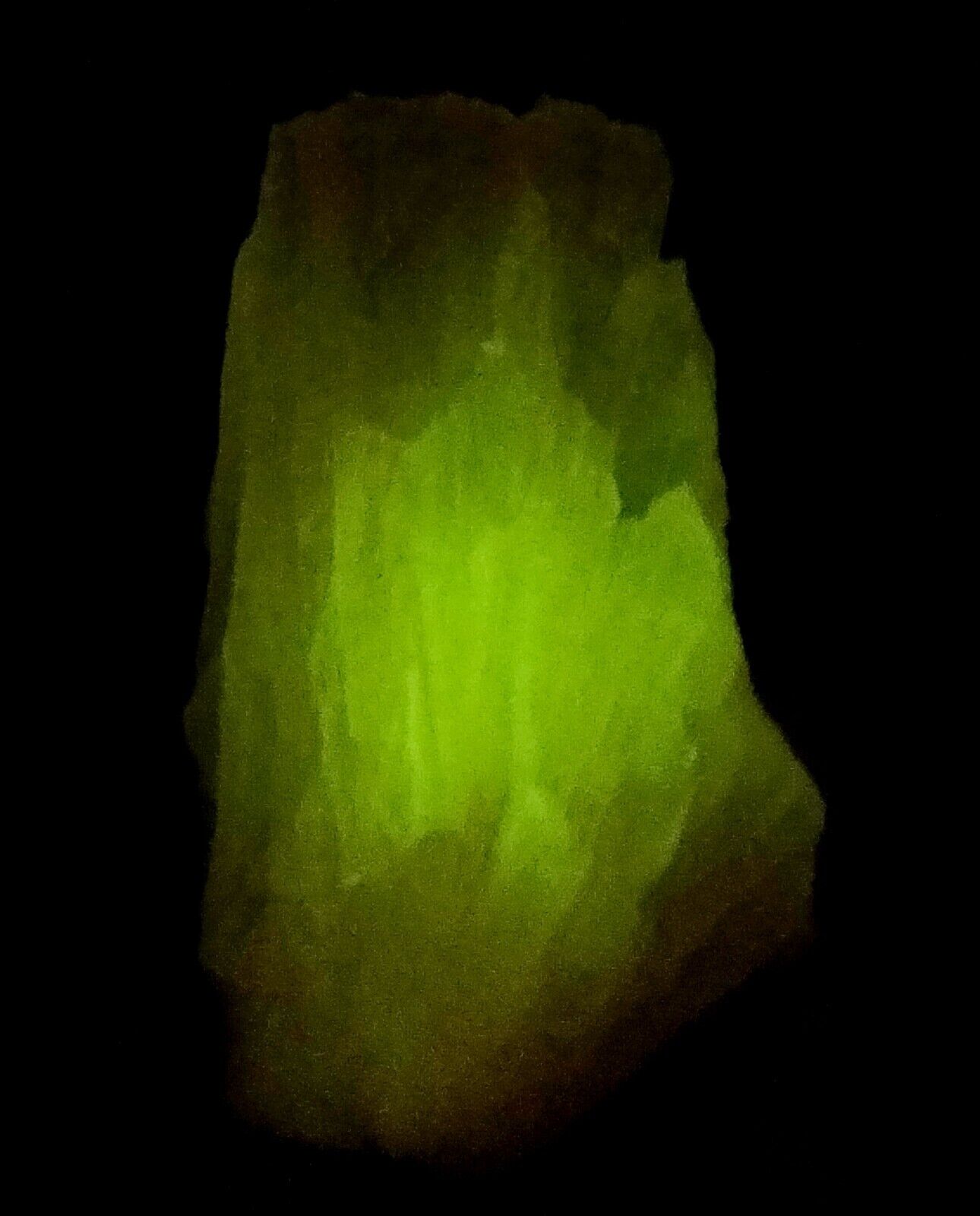 193 Gm Spectacular Ultra Rare Fluorescent New Discovery Aragonite Specimen@ Afg
