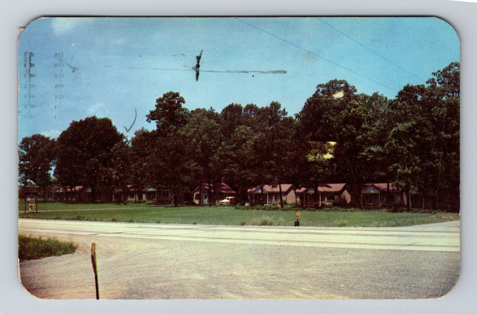 Harrisburg PA-Pennsylvania, Woodland Superior Tourist Court, Vintage Postcard