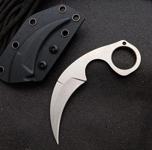 Karambit Fixed Blade Tactical Knife Hunting Camping Doug Marcaida  knife Sheath