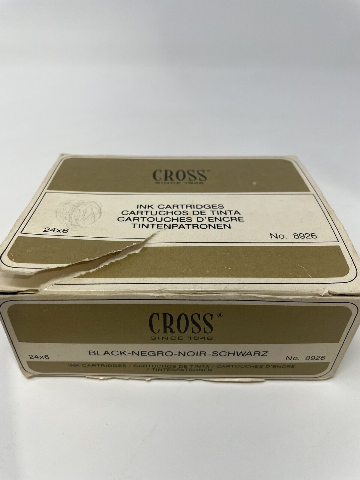 Antique CROSS Ink Cartridges Set of 16Boxes New Recycle Movie Prop Unisex