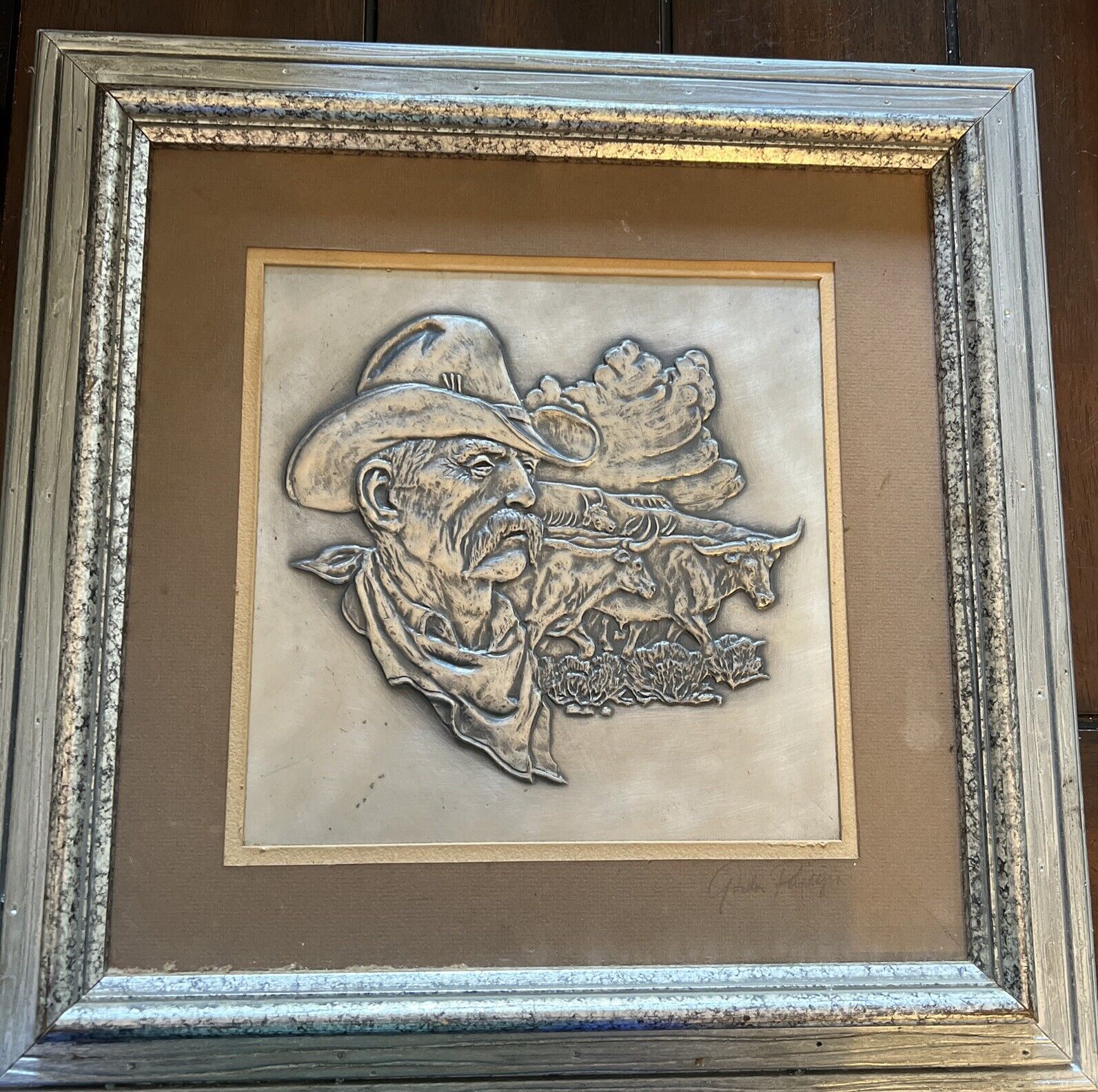Gordon Phillips Western Relief Wall Sculpture In The Collection “The Westerners”