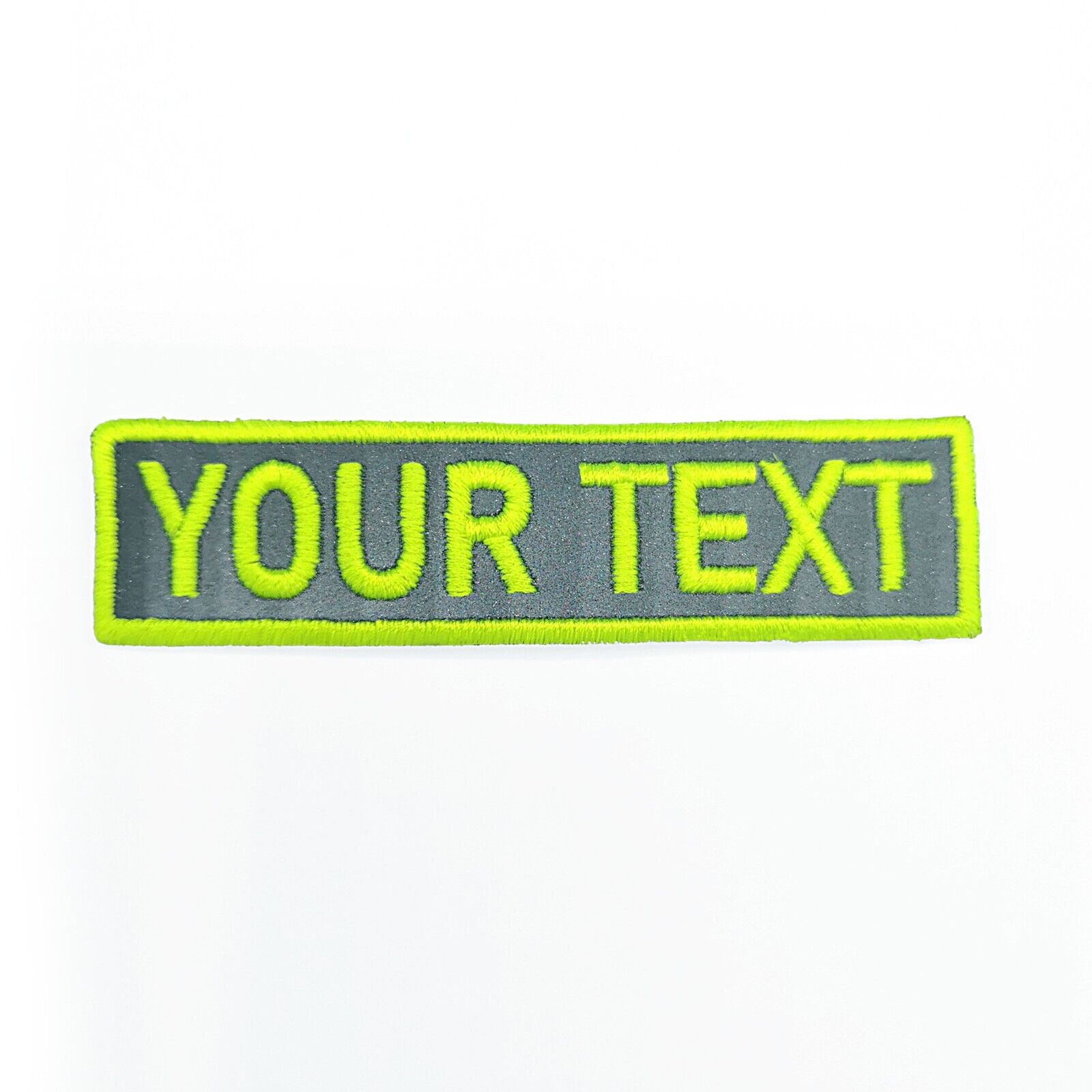 Reflective Name Patch | Custom Reflective Patches |Personalised Embroidered Name