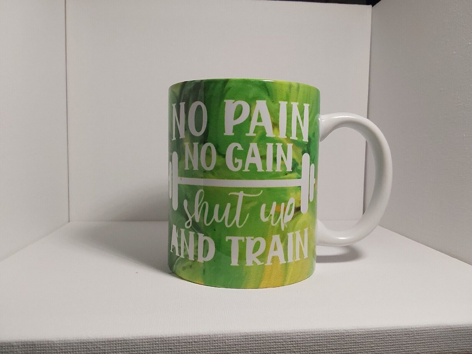 Hand Made - Fitness Girl Power - Training Motivate - Lifting -  Coffee Tea Mug