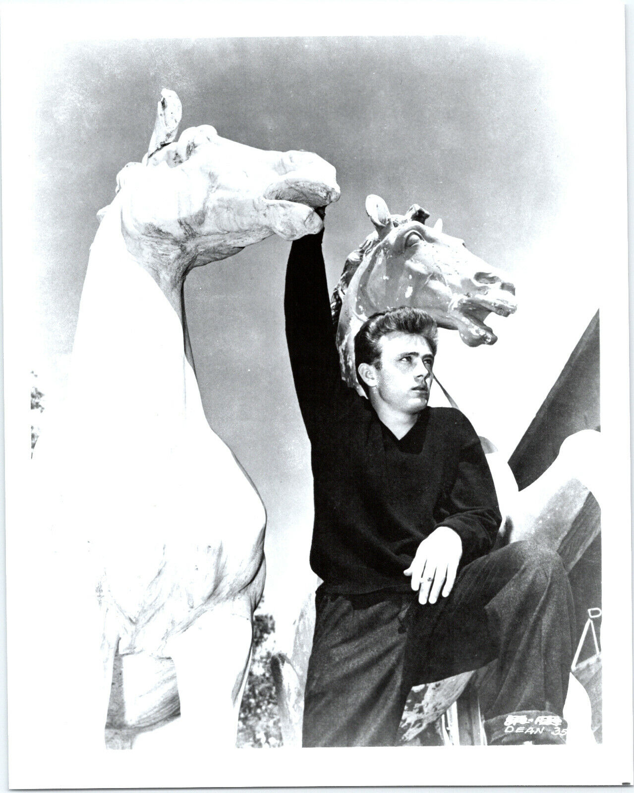 James Dean Horses Portrait Promo 8x10\