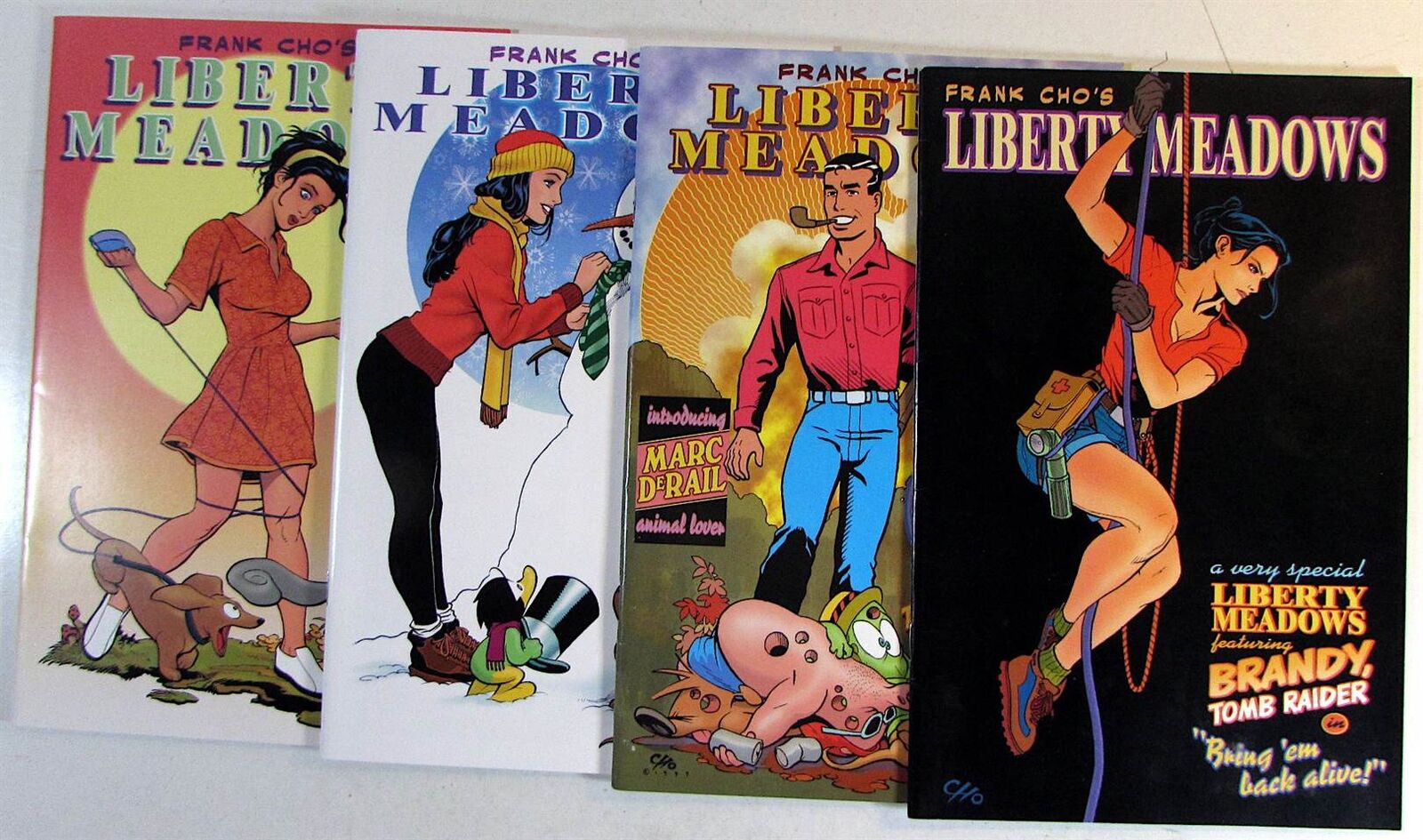 Liberty Meadows Lot of 4 #6,7,8,9 Insight Studios (2000) Frank Cho Comic Books