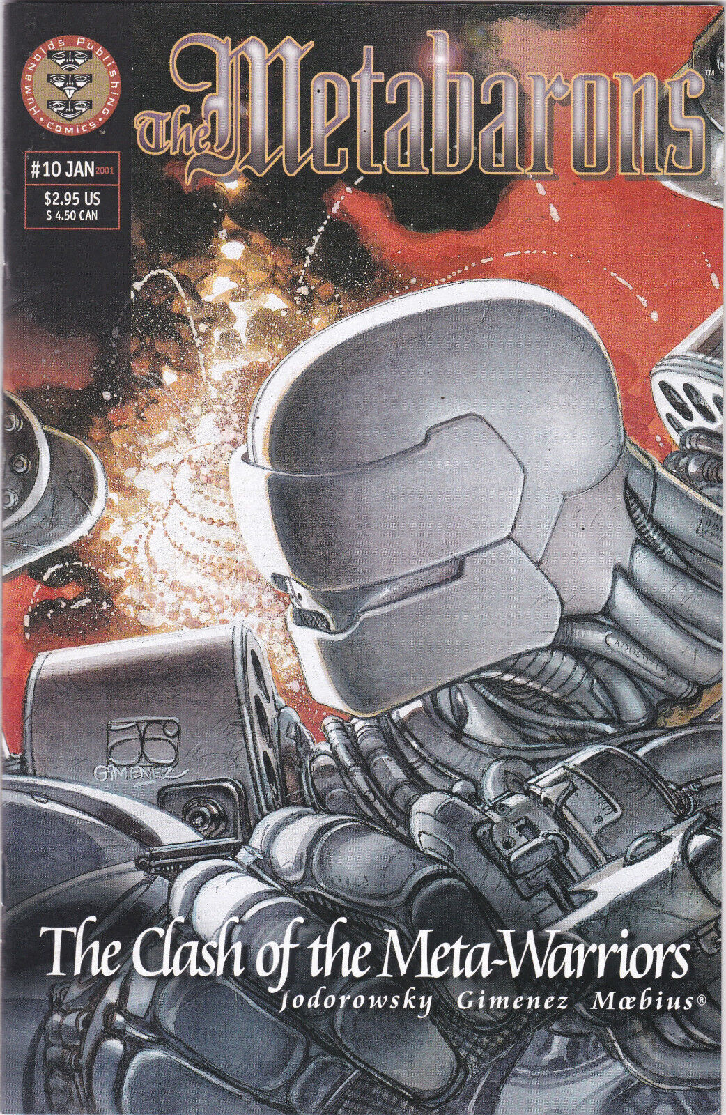 2001 Humanoids Publishing METABARONS #10  Jodorowsky Gimenez Moebius euro-comix