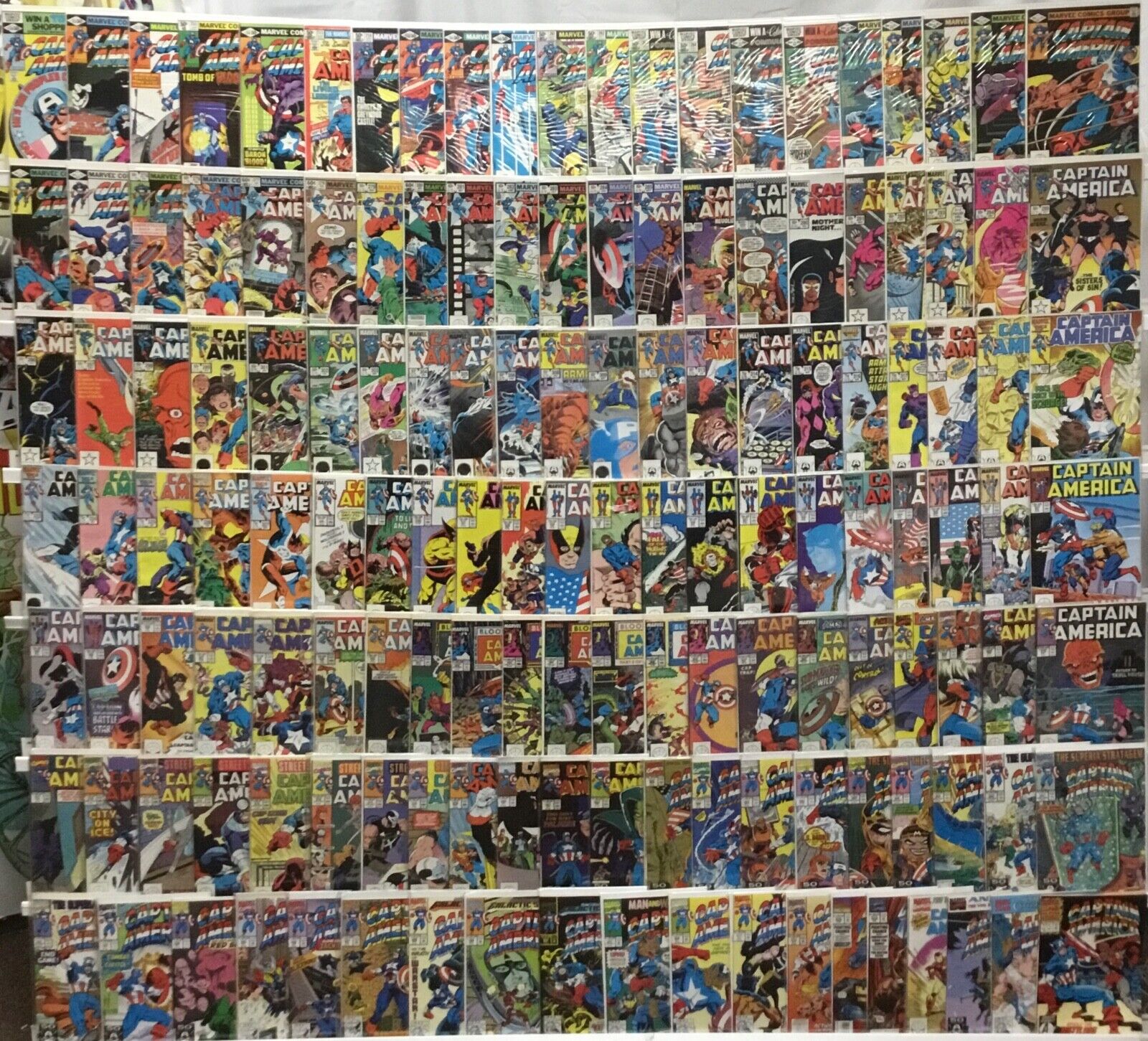 Marvel Comics Captain America Run Lot 250-429 Plus Annuals - Missing in Bio