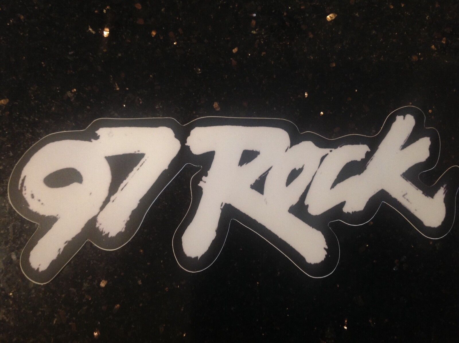 vintage 97 Rock bumper sticker reprints 101 klol k101 97rock Houston radio
