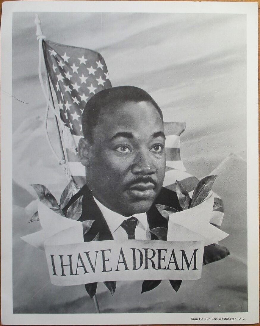MLK, Reverend Dr. Martin Luther King, Jr. 1960s 8x10 Portrait, Print, 100 Pieces