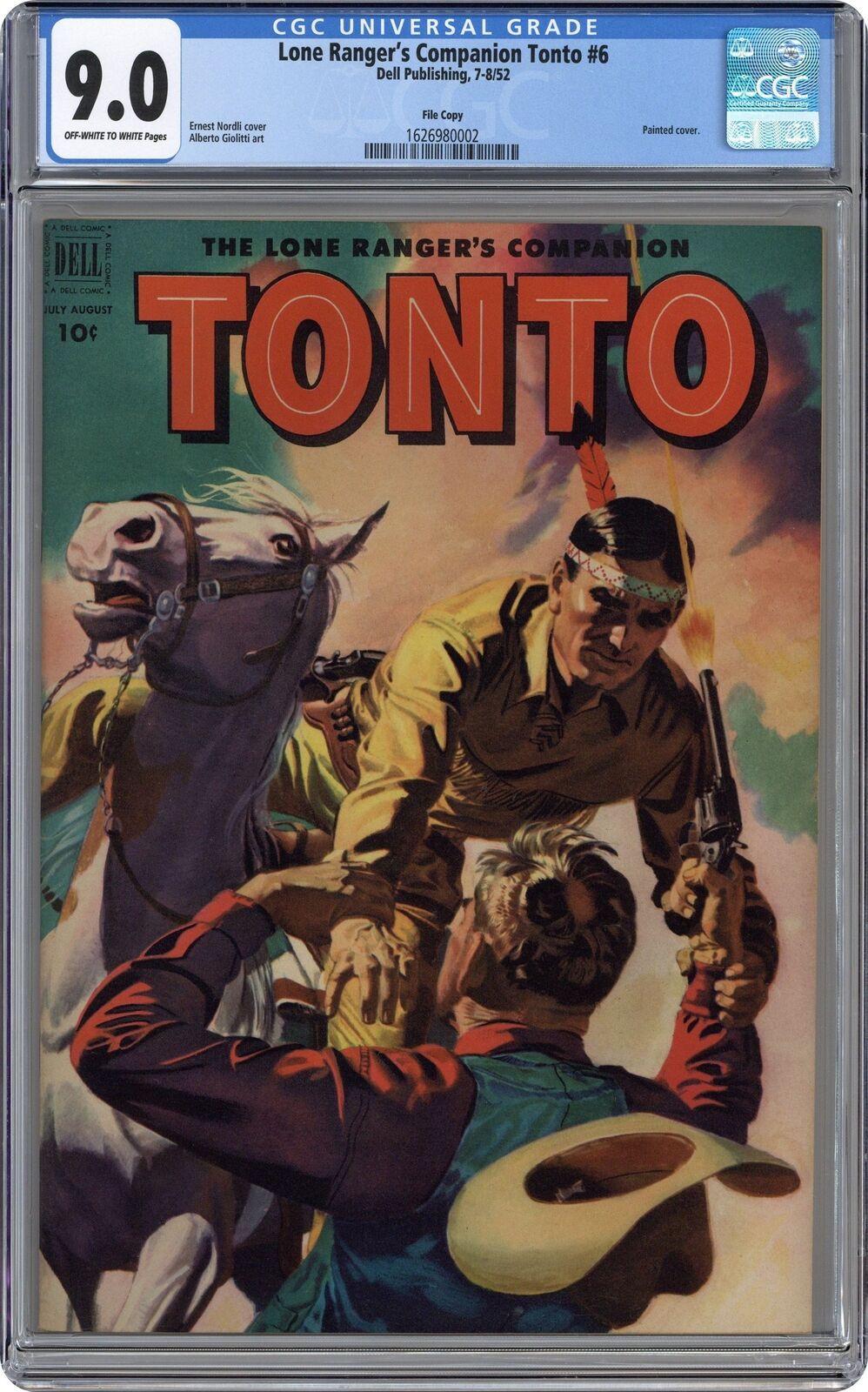 Lone Ranger\'s Companion Tonto #6 CGC 9.0 1952 1626980002