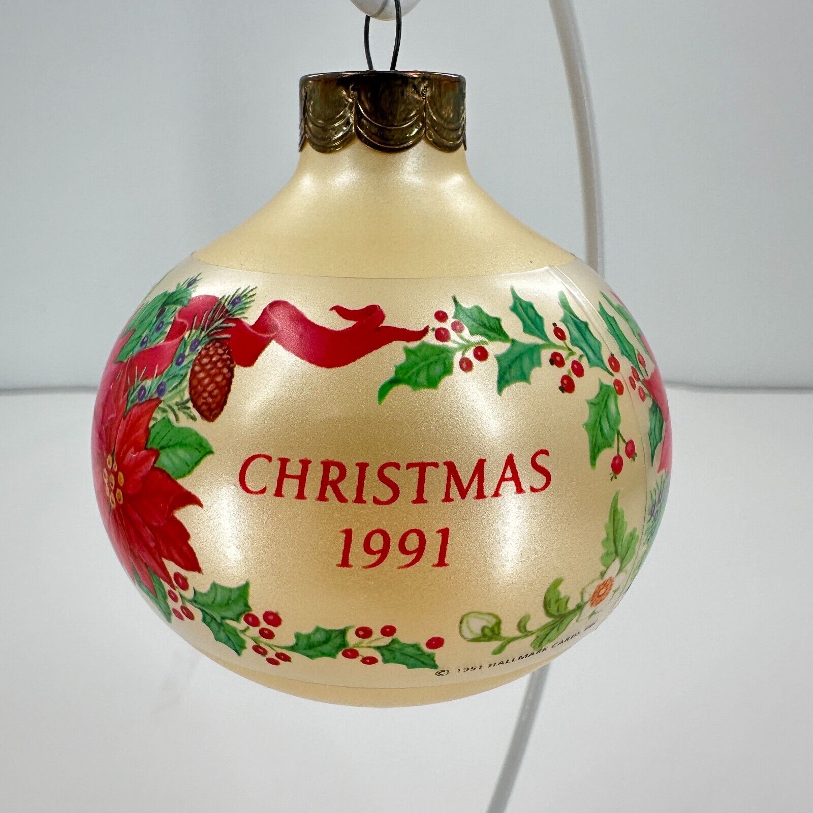 1991 Hallmark Keepsake Grandmother Christmas Tree Ornament Vintage