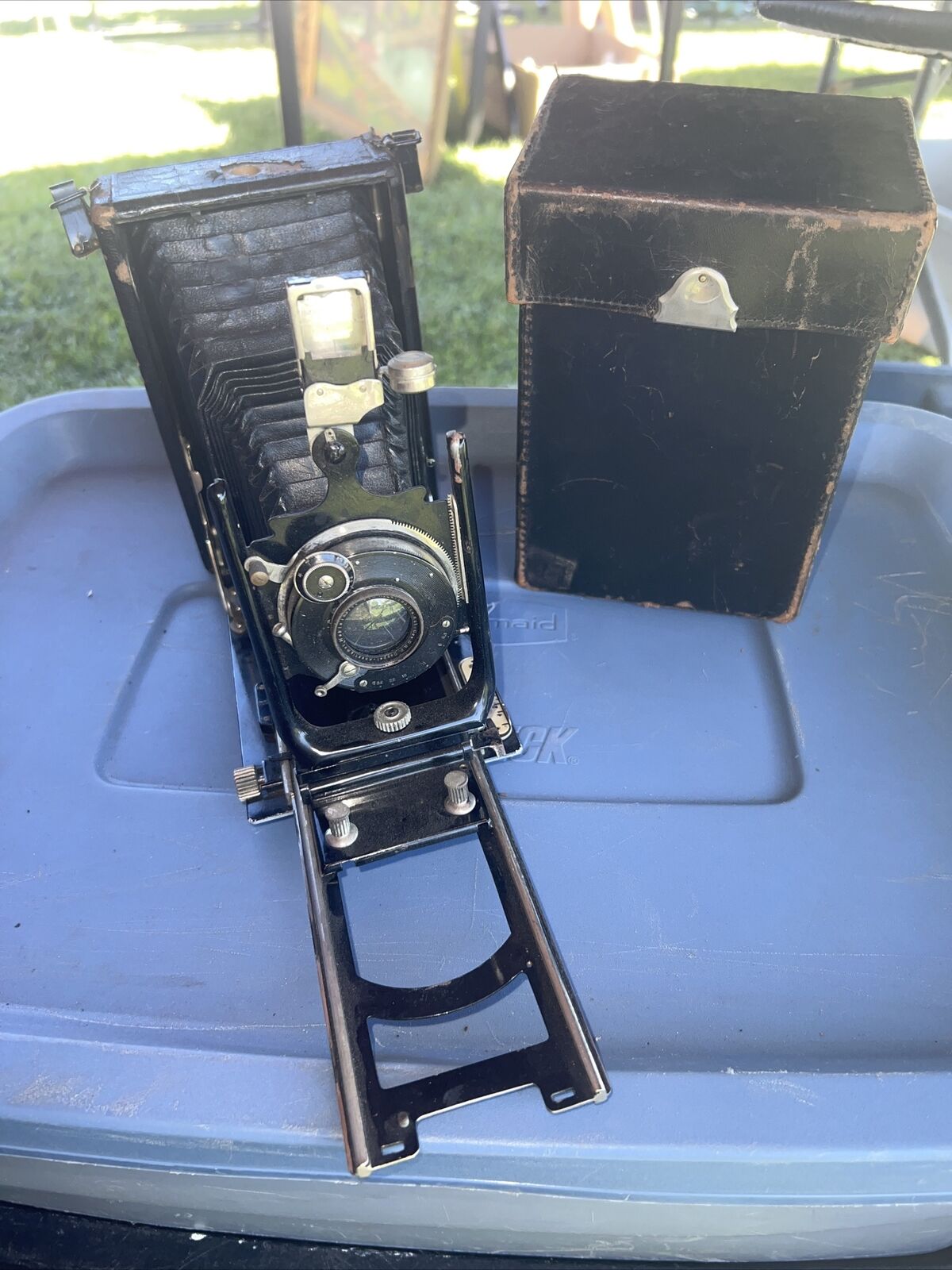 vintage folding Camera By Tahagee untested Fd77