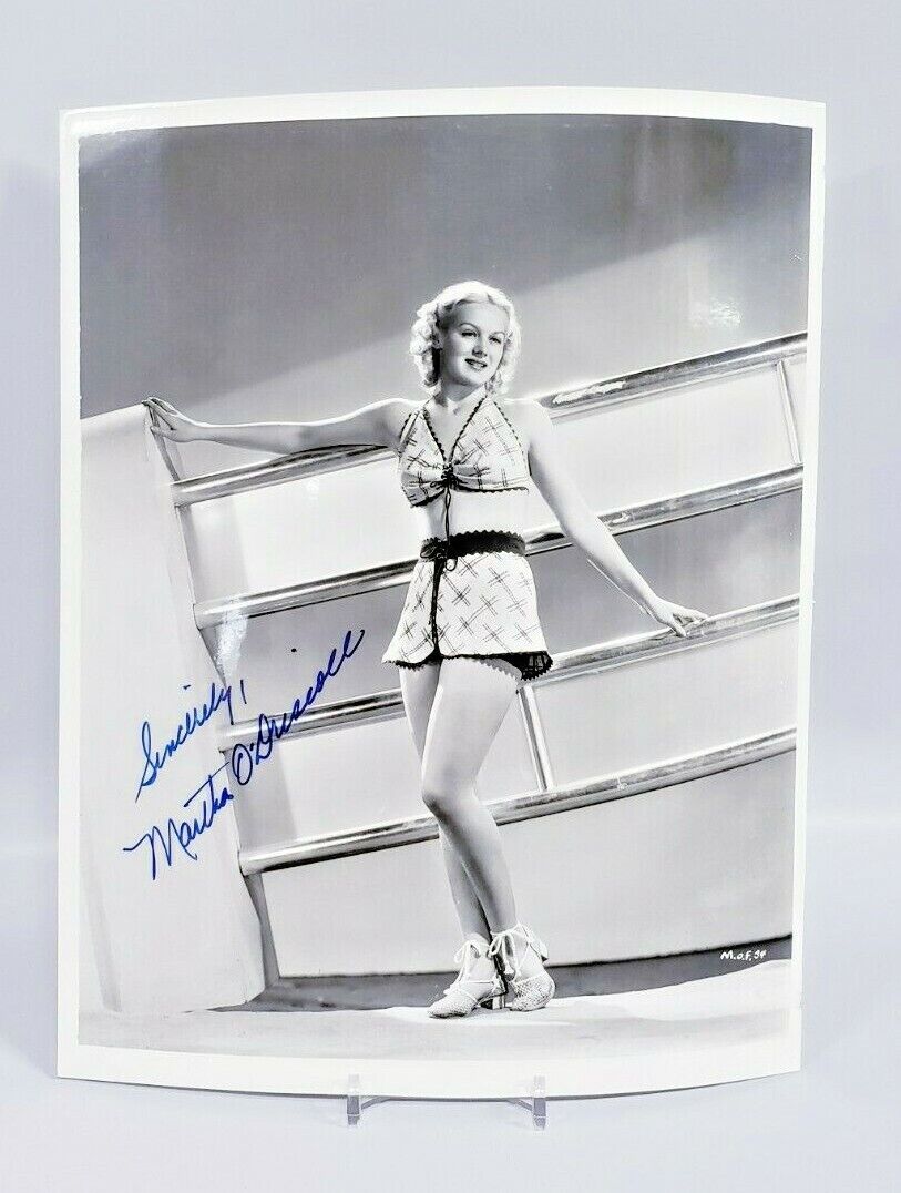 Autographed photo of Martha O’Driscoll 8x10 No COA