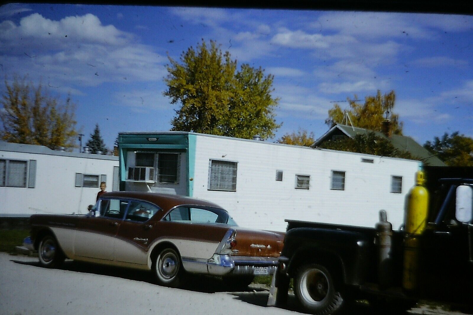 1965 Slide Classic Car Truck Trailer Vintage 35mm Kodachrome