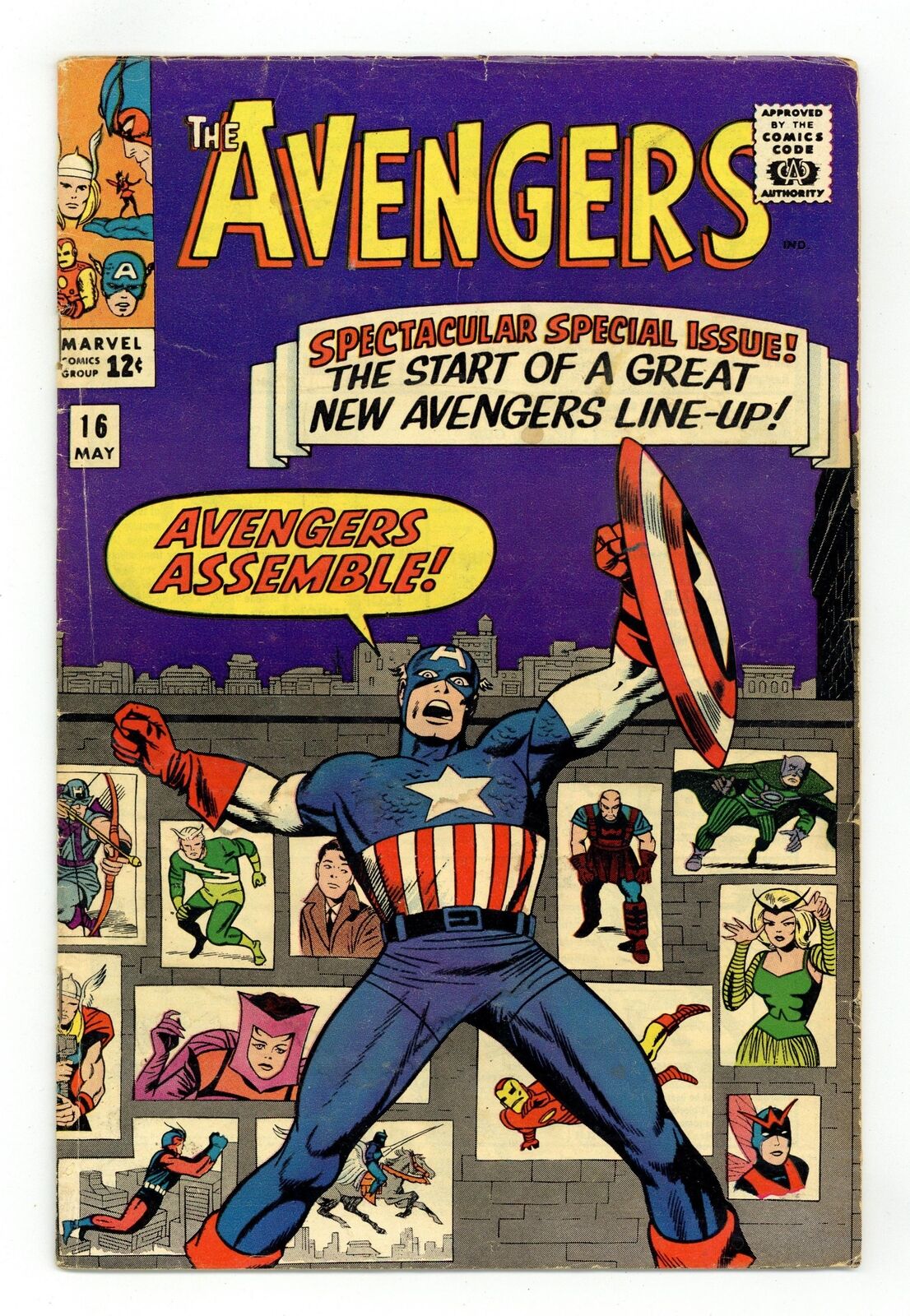 Avengers #16 GD 2.0 1965