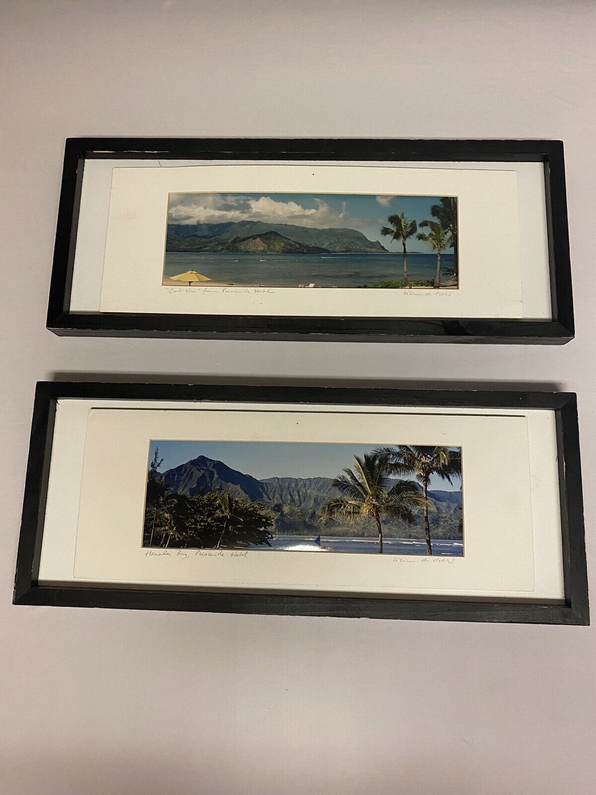 Beautiful Set Of Vintage Lilian De Mello Signed Hawaii Photographs
