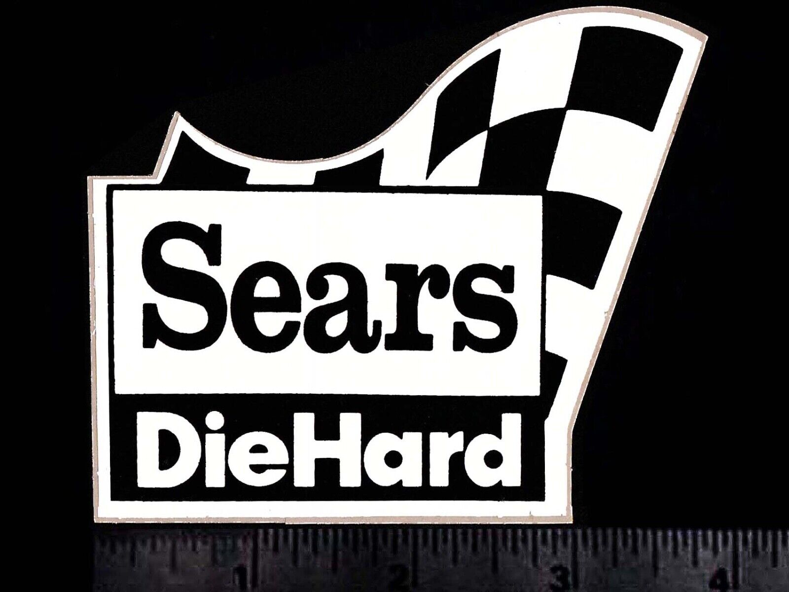 SEARS Diehard - Original Vintage 1960\'s 70\'s Racing Decal/Sticker