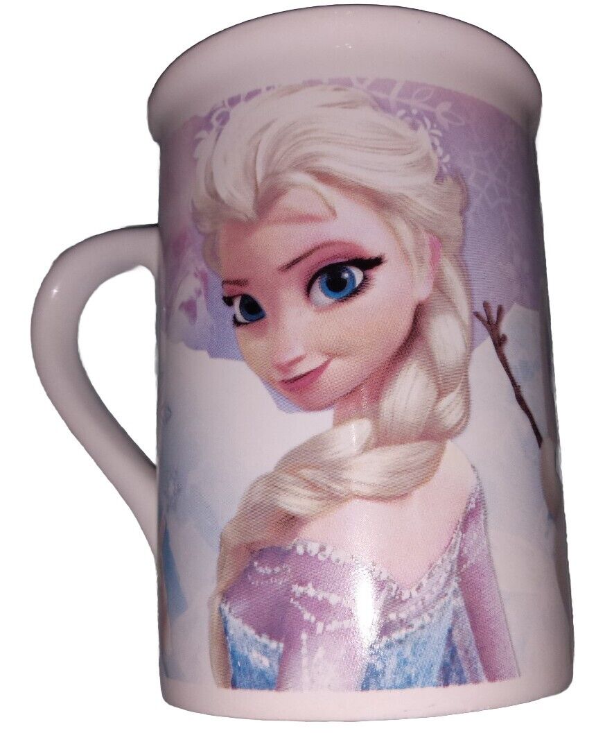 Disney 2014 Movie FROZEN Coffee Tea MUG Cup w/ Elsa, Anna & Olaf