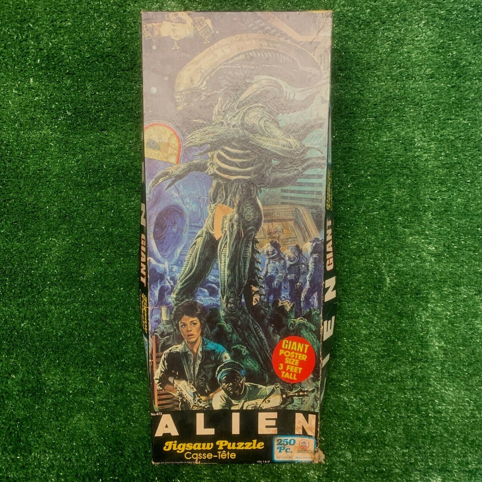 Vintage Alien Horror Sci Fi Movie 250 Piece Puzzle Rare Collectable Casse-Tete