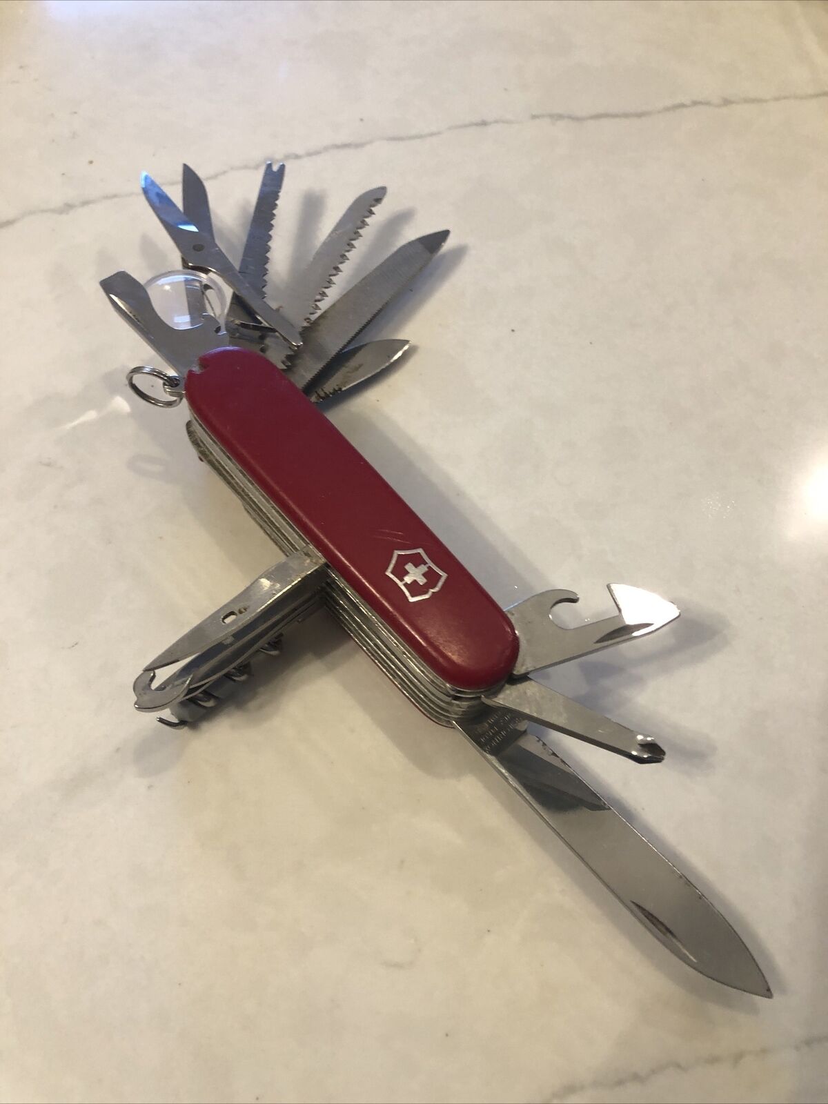 VINTAGE VICTORINOX SWISS ARMY KNIFE  OFFICER SUISSE ROSTFREI