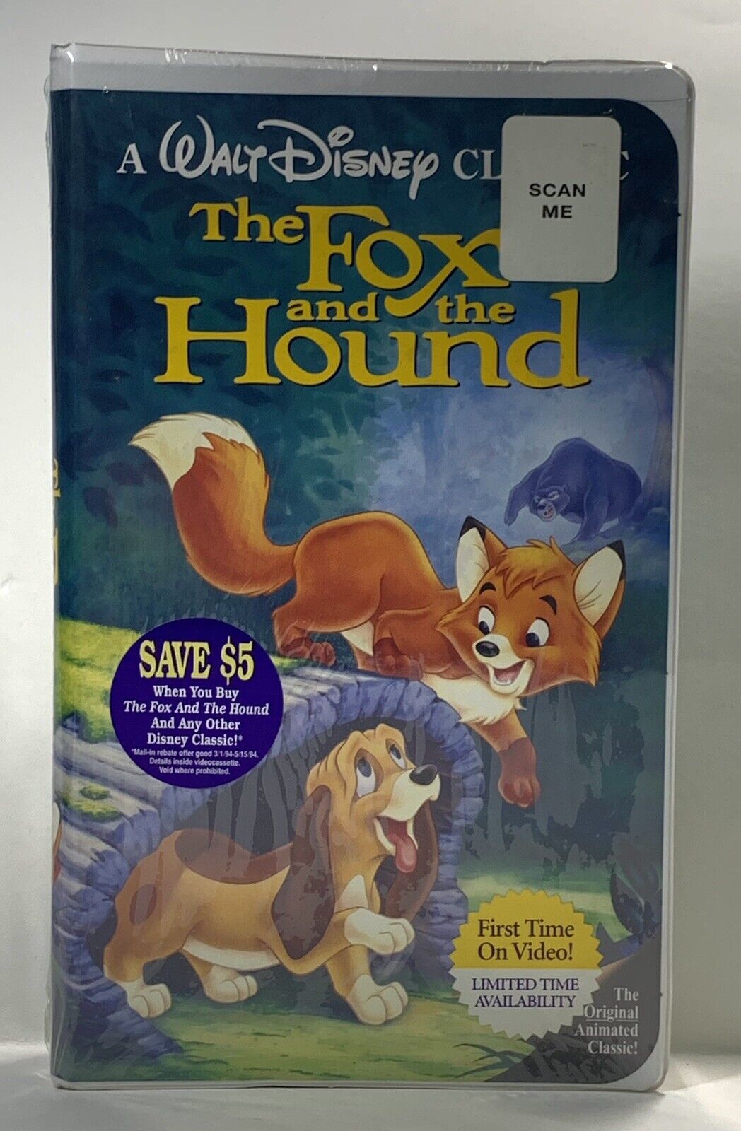 *SEALED* Vintage VHS: The Fox and The Hound - Disney