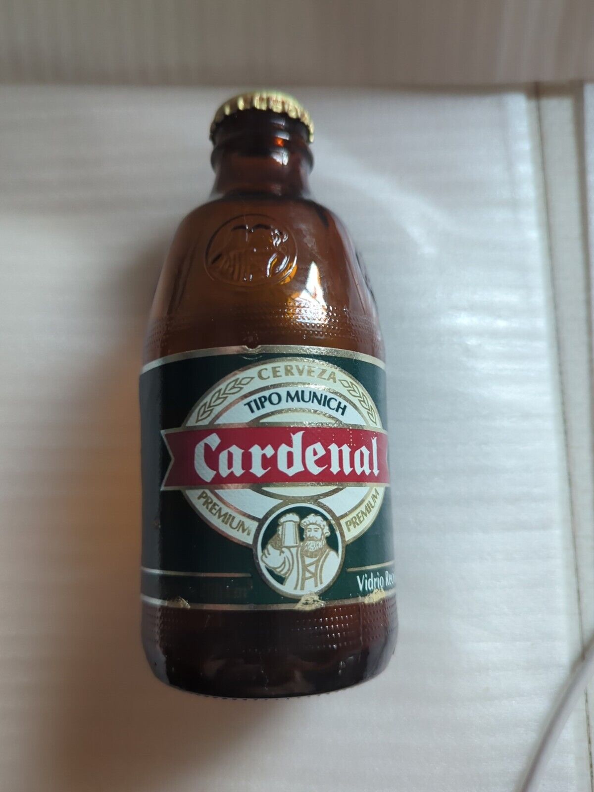 Vintage Cardenal Cerveza Tipo Munich (Empty) Beer Bottle Approx 5.5\