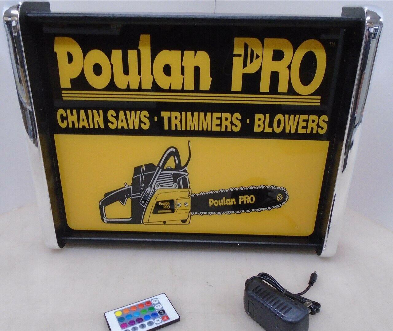 Poulan Pro Chain Saw LED Display light sign box